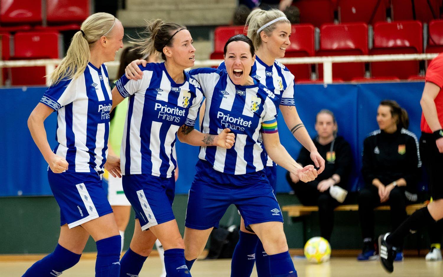 Pernilla Johansson vann SM-guld med IFK Göteborg futsal 2021.