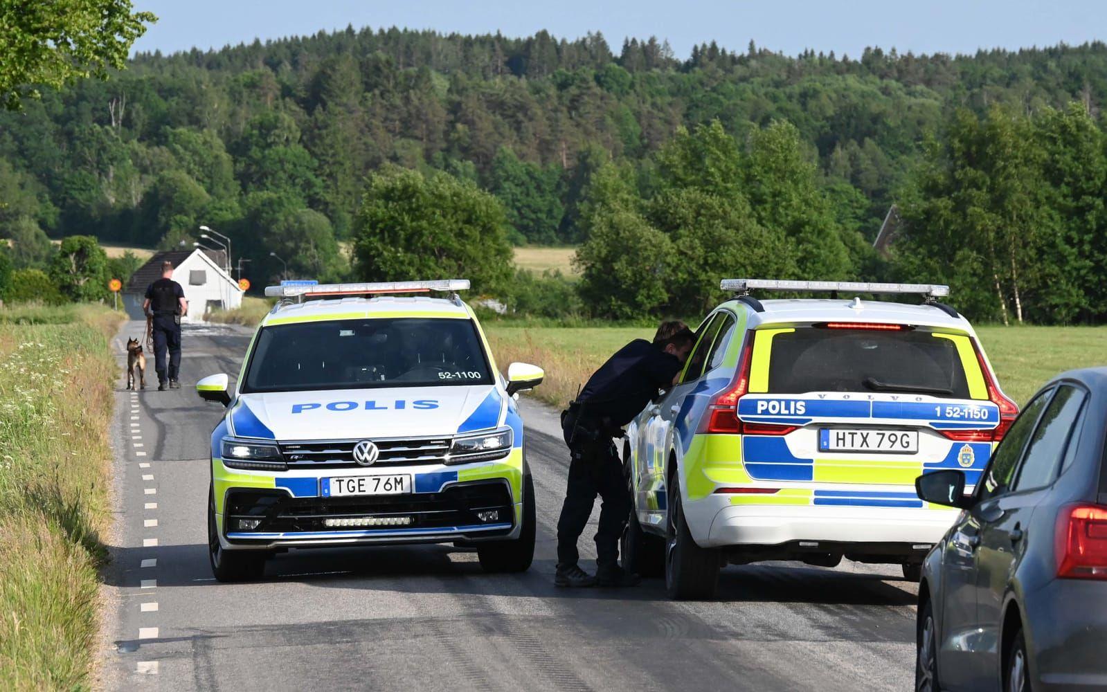 Mannen efterlystes och hittades senare under kvällen.