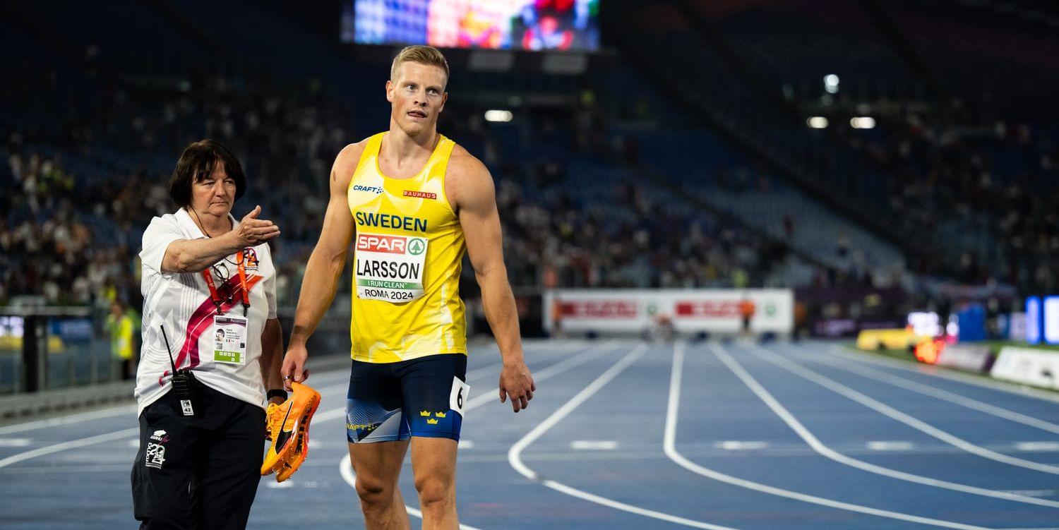 Henrik Larsson slutade fyra på 100 meter. 