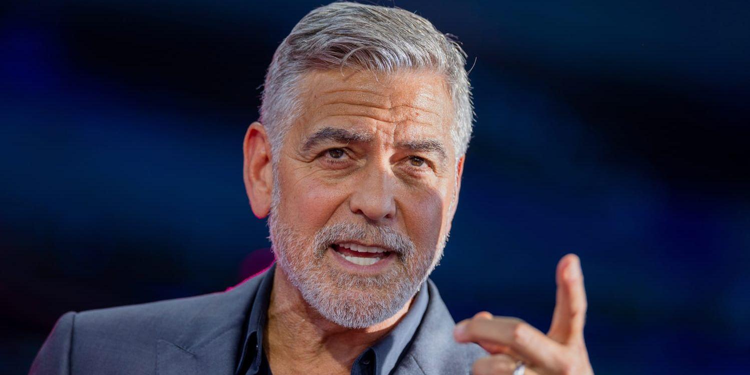 George Clooney har spelat Batman, men kunde inte lösa skådespelarstrejken i Hollywood. Arkivbild.