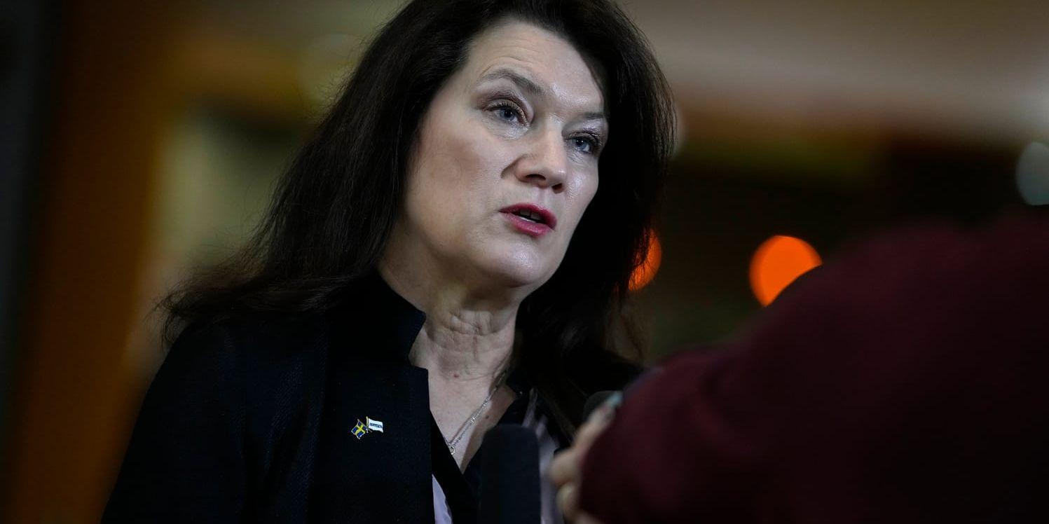 Utrikesminister Ann Linde (S) är i franska Brest för att möta sina kollegor från övriga EU. Arkivbild.