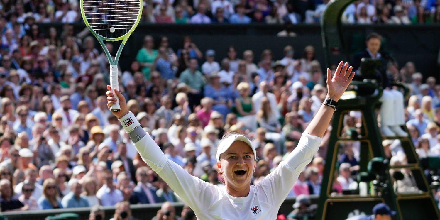 Barbora Krejcikova vann Wimbledon.