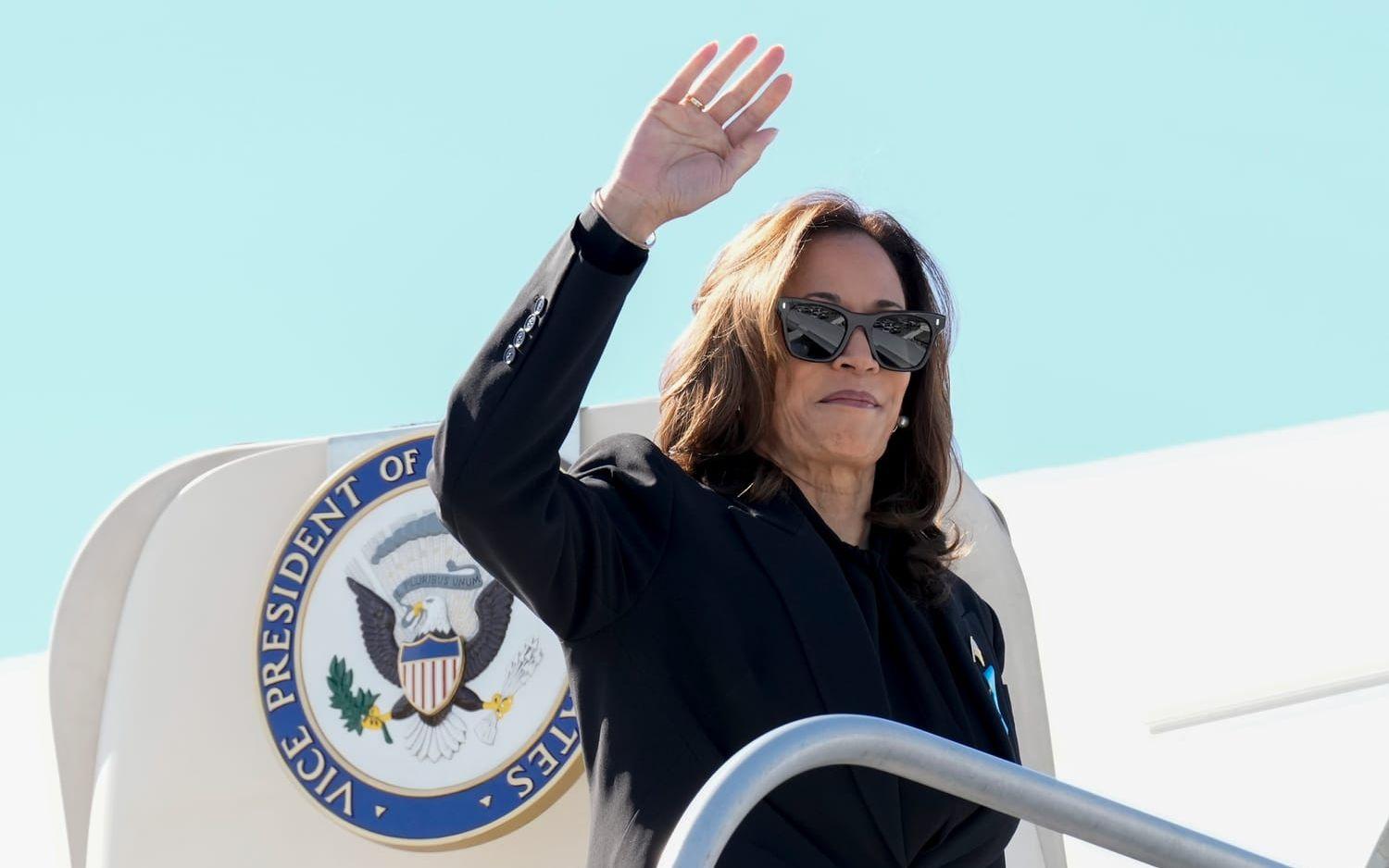 Demokraternas presidentkandidat Kamala Harris. 