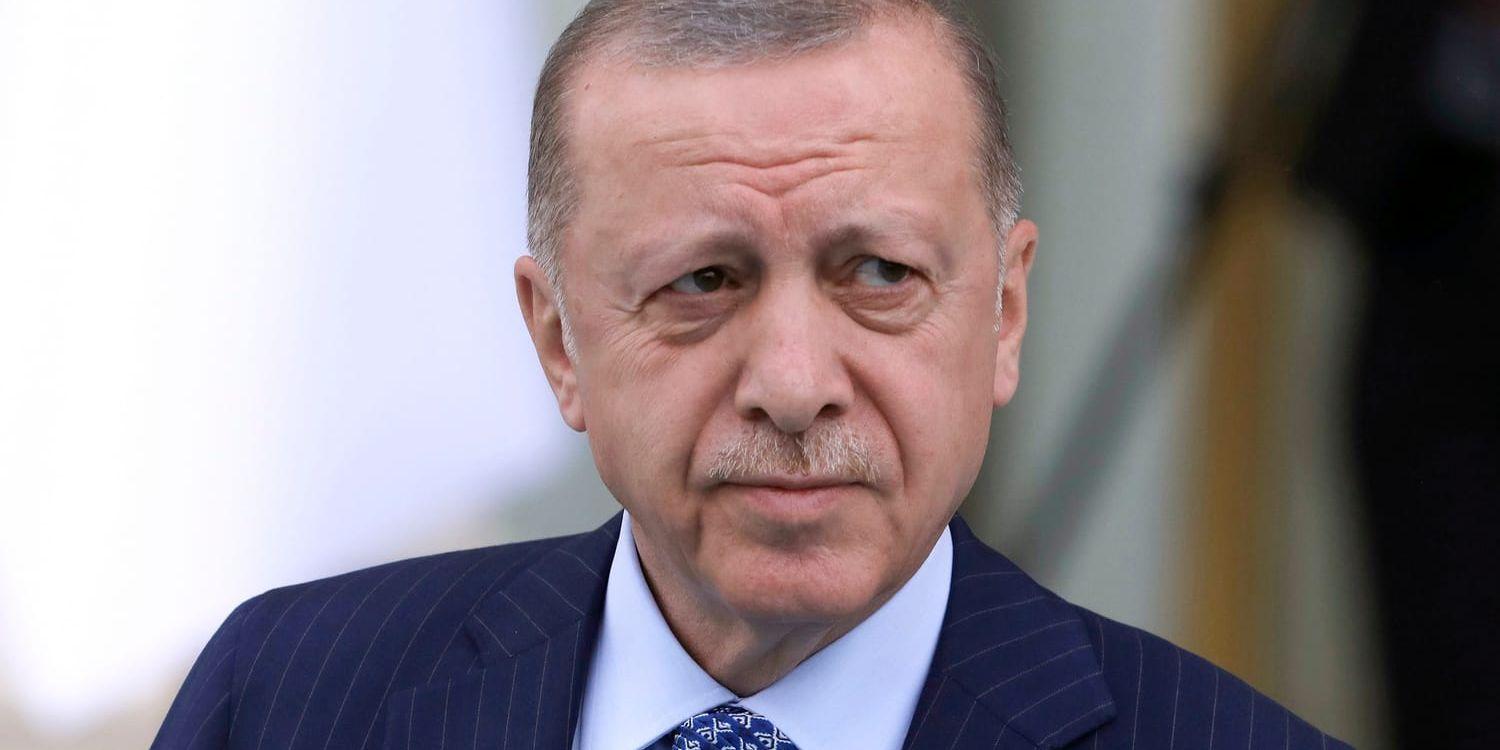 Turkiets president Recep Tayyip Erdogan. Arkivbild.