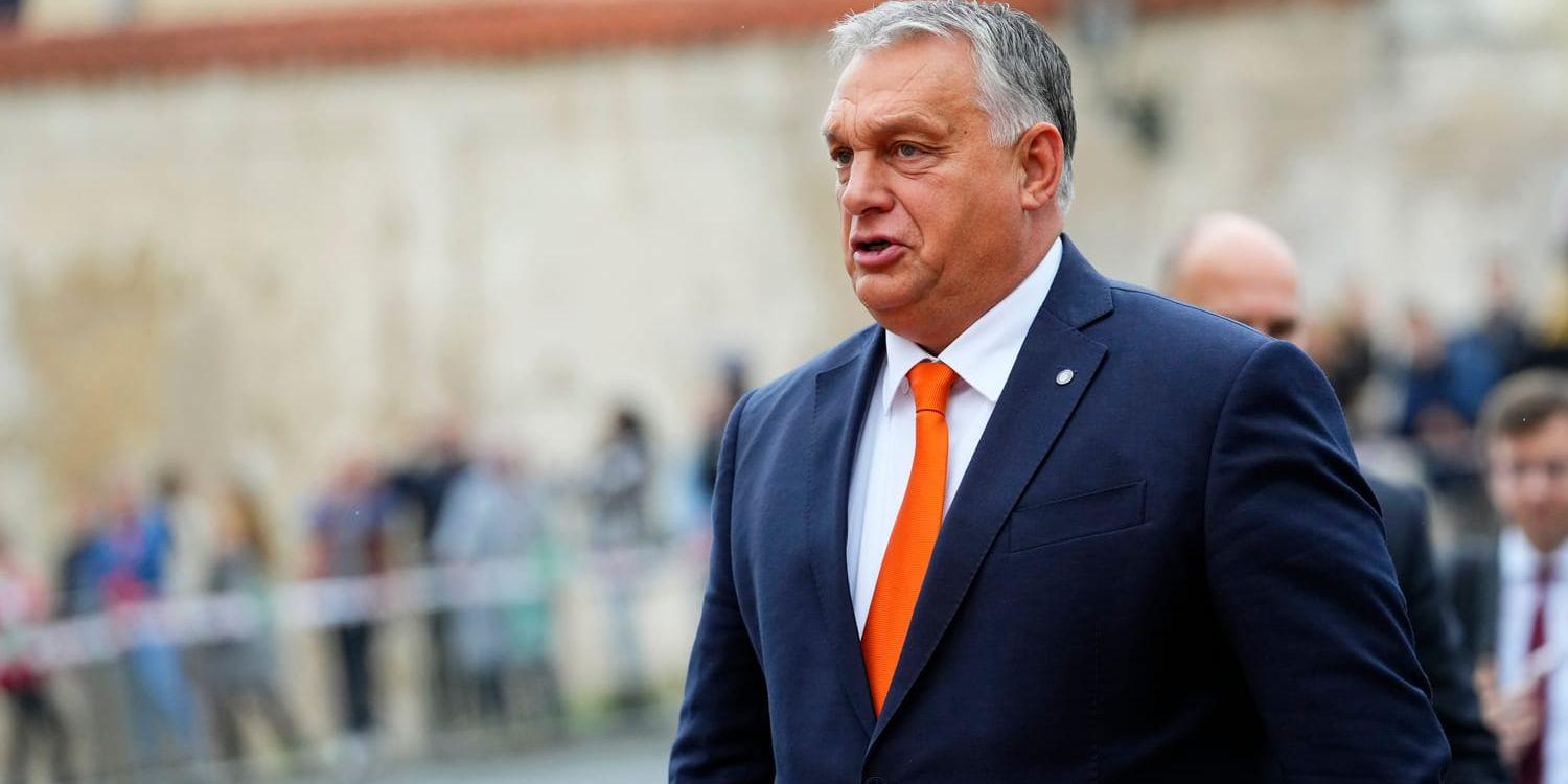 Uttalandet kommer samtidigt som pressen mot Ungerns premiärminister Viktor Orbáns regering ökar. Arkivbild.