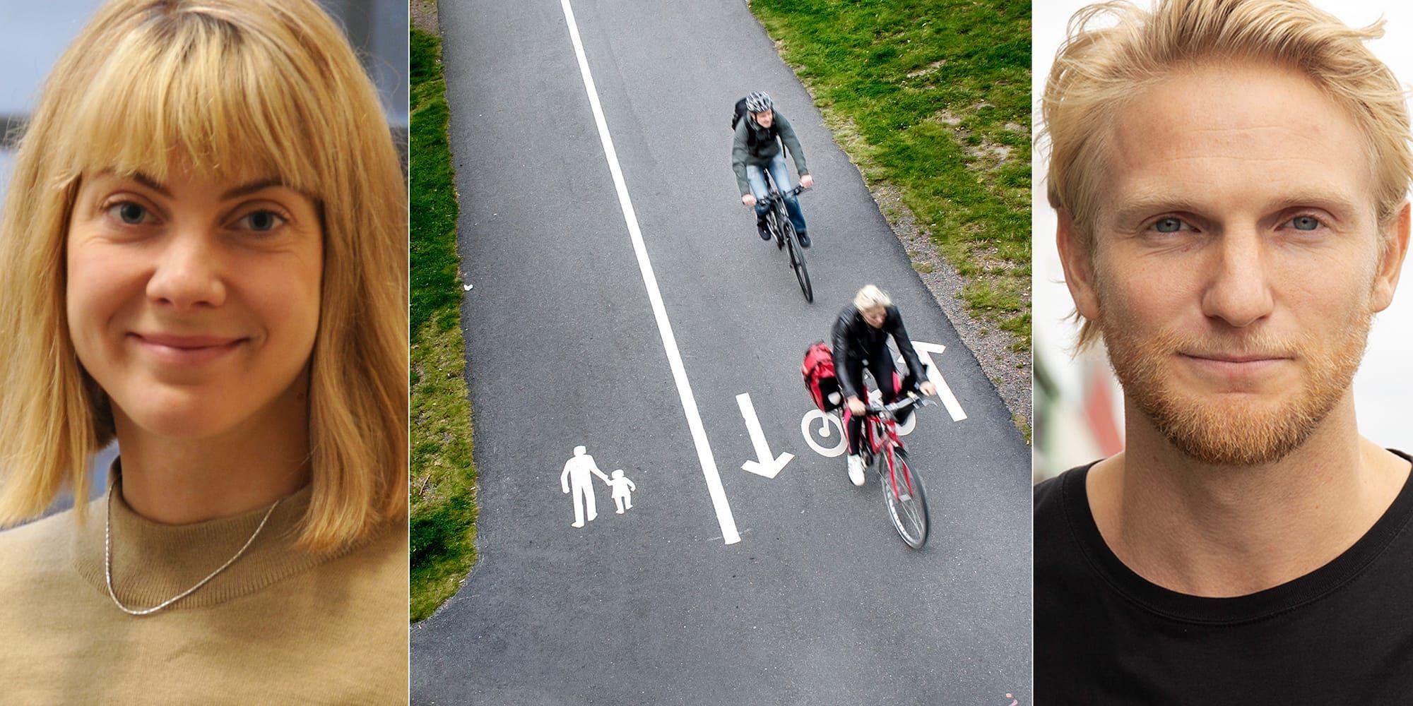 Stadsbyggnadskontoret behöver visa fler förslag på hur staden ska bli gång- och cykelvänlig där risk för att utsättas för dålig luft, buller och farlig trafik minskar, skriver Viktoria Janovskis och Oskar Tagesson  Naturskyddsföreningen.