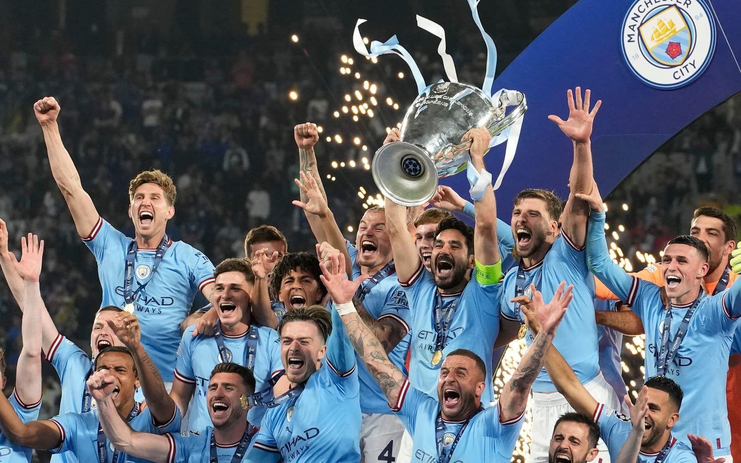 Vilda glädjescener i Istanbul – och hemma i Manchester – när Man City blir Champions League-mästare för första gången. 