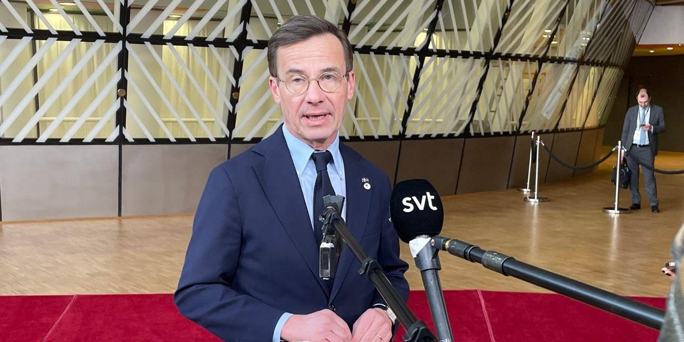 Statsminister Ulf Kristersson (M).