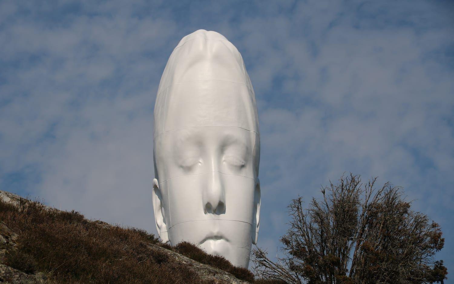 Jaume Plensas skulptur ”Anna” i Pilane skulpturpark. 