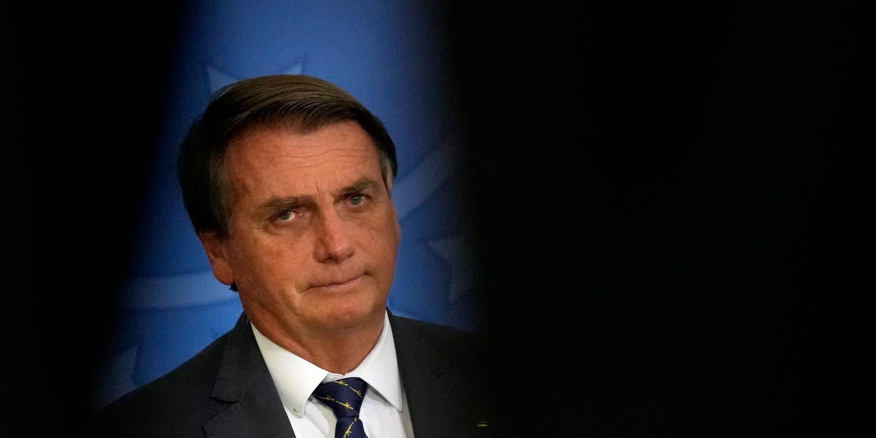 Brasiliens president Jair Bolsonaro. Arkivbild.