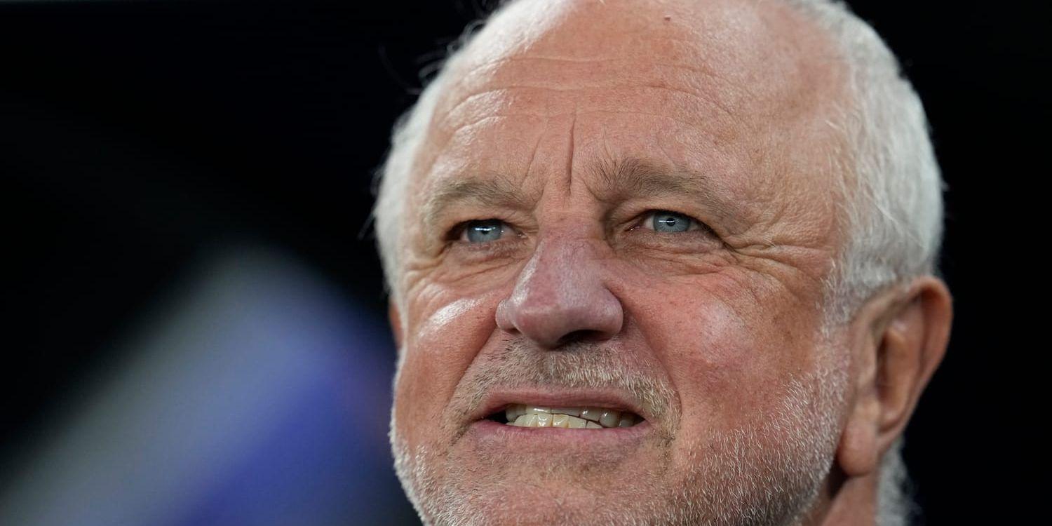 Australiens förbundskapten Graham Arnold hoppar av med omedelbar verkan. Arkivbild.