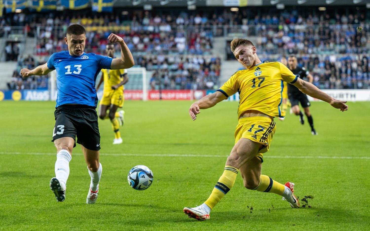 Bilder från matchen mellan Estland och Sverige. 