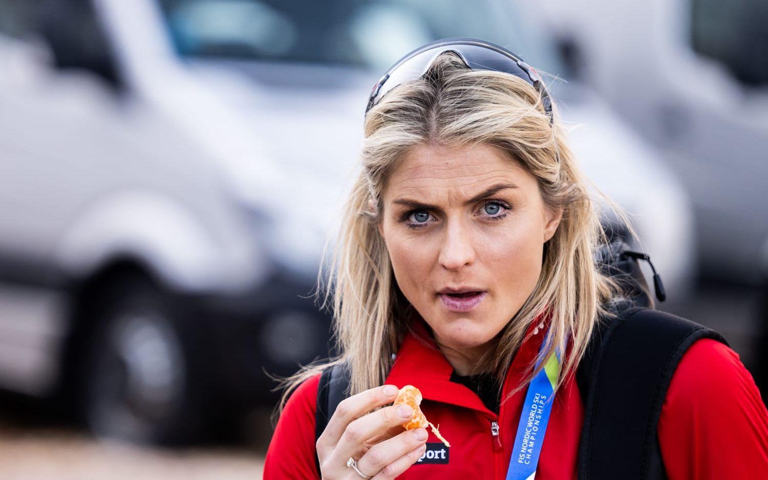 Therese Johaug är besviken över VM-programmet. Hon hade velat köra femmilen på internationella kvinnodagen. 