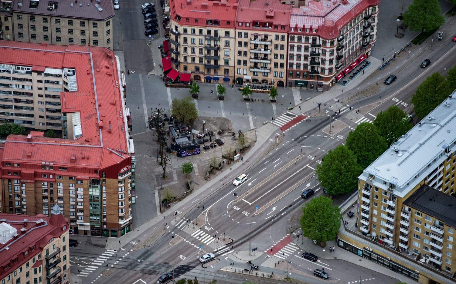 ...därefter passeras Sveaplan och nu är det inte långt kvar...