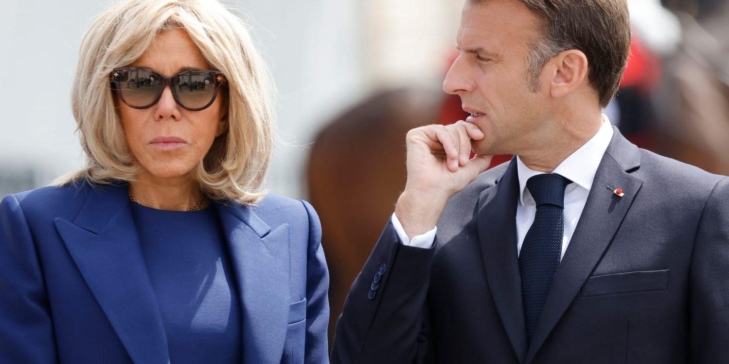 Brigitte Macron får rätt mot två kvinnor som hävdat att hon varit en man. Arkivbild.