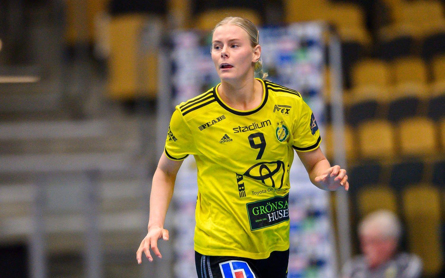 231226 Sävehofs Nina Koppang under handbollsmatchen i Handbollsligan dam mellan Sävehof och Kristianstad den 26 december 2023 i Partille. Foto: Fredrik Aremyr / BILDBYRÅN / COP 314 / FA0099