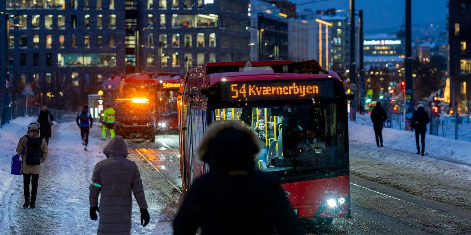 En köldknäpp har gjort livet svårt för elbussarna i Oslo.