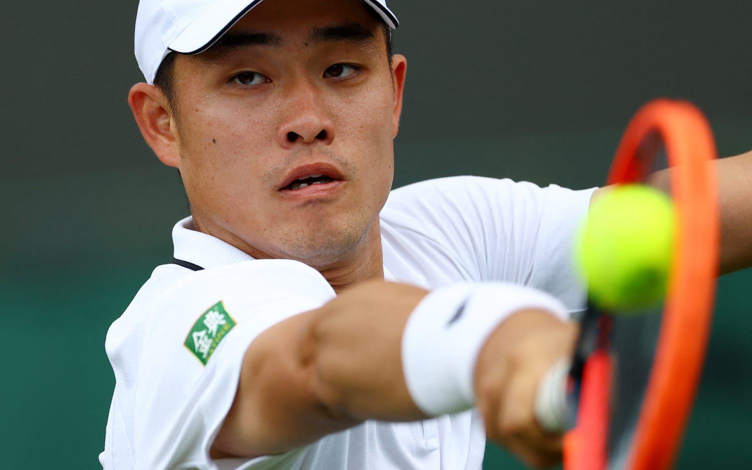 Kinesiske tennisspelaren Wu Yibing kollapsade under en match i Washington.