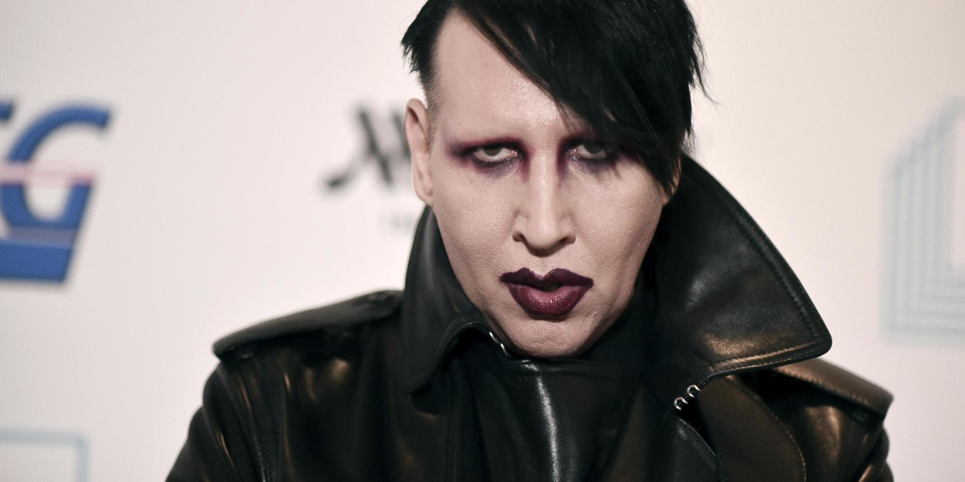 Marilyn Manson anklagas för våldtäkt, människohandel och olaga frihetsberövande i en ny stämning. Arkivbild.