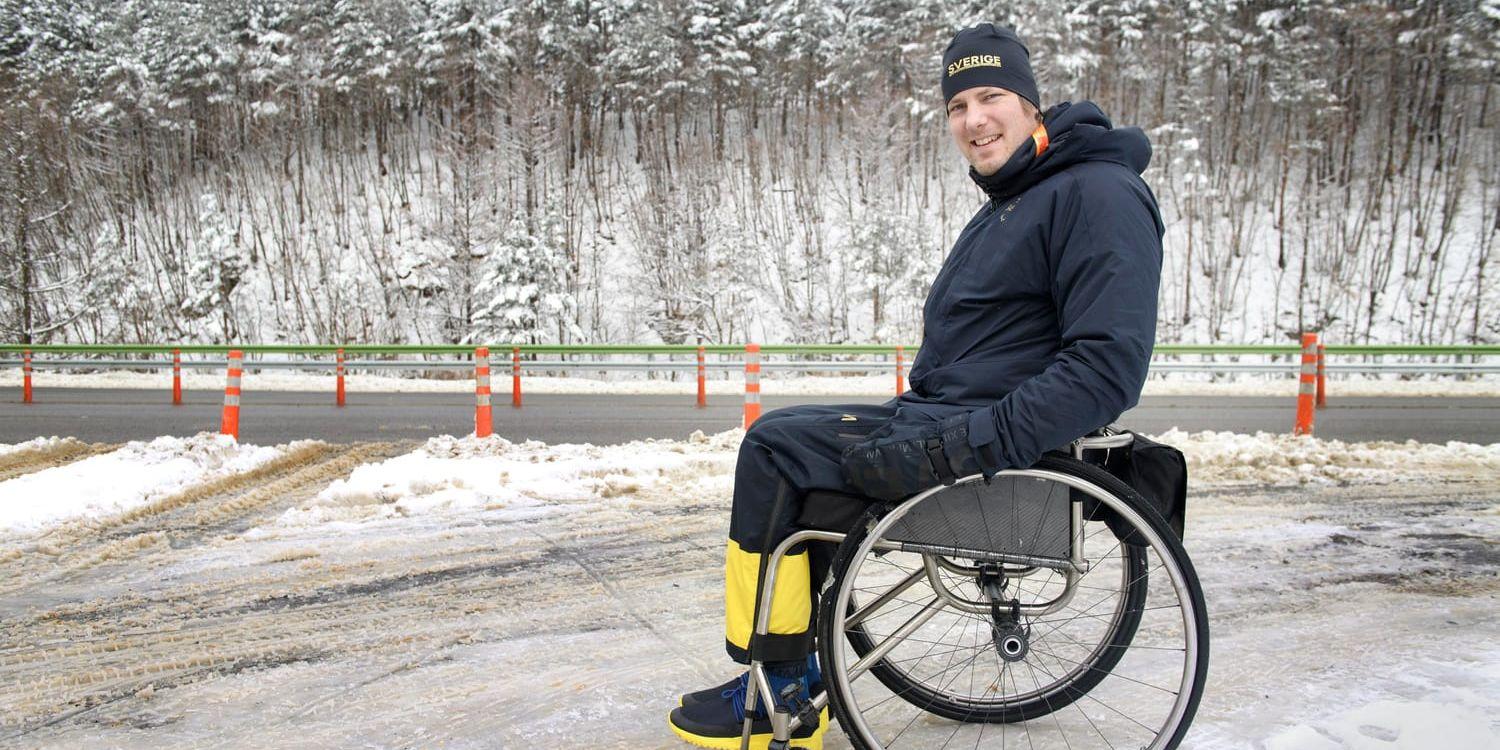 Christian Hedberg är laddad inför i kälkhockeyturneringen i Paralympics.