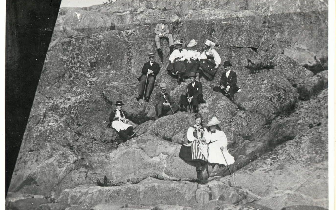 Badorten Arendal lockade göteborgarna från staden. Bild från augusti 1899. Foto: Göteborgs stadsmuseum