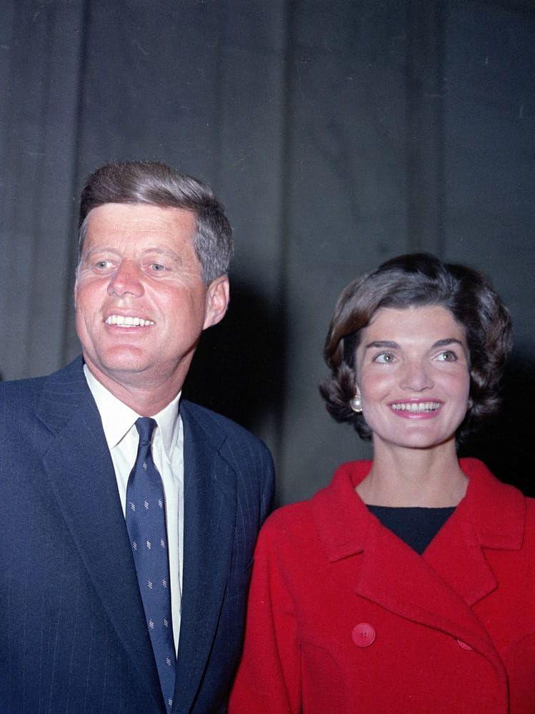 John F Kennedy med frun Jaqueline, 1960.