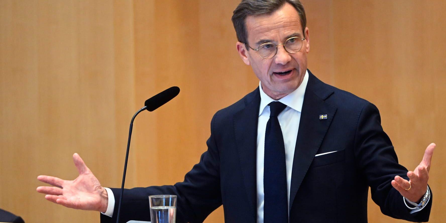 Statsminister Ulf Kristersson (M). Arkivbild.