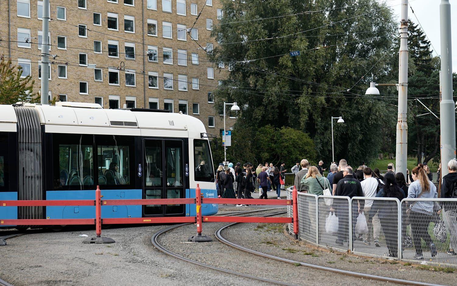 Flera linjer påverkas av spårarbetet vid Marklandsgatan.