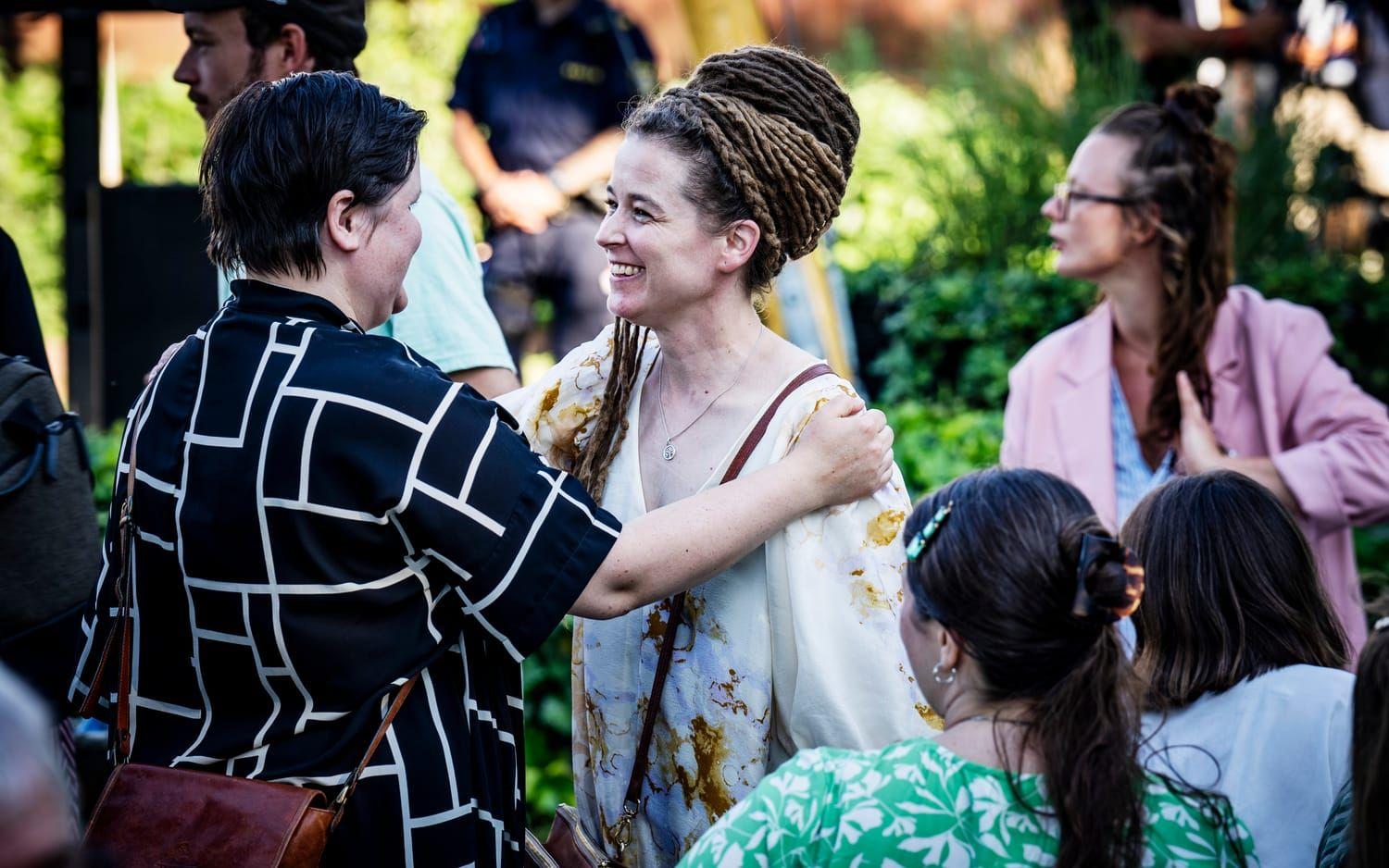 Amanda Lind var på plats för att lyssna på Märta Stenevis tal i Almedalen.