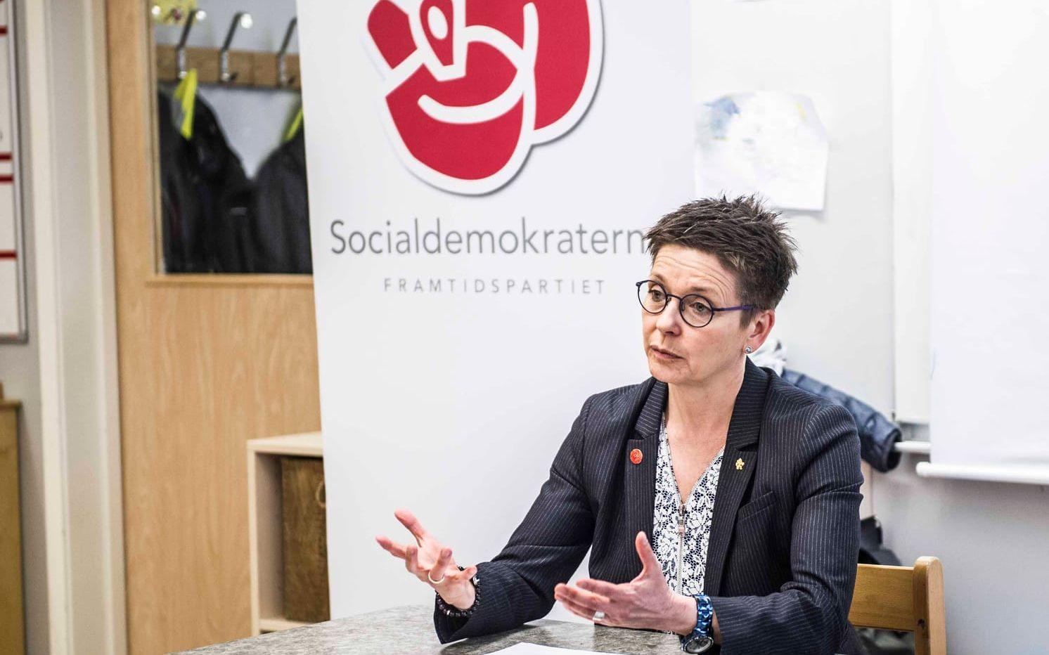 Socialdemokraterna i Göteborg presenterar nytt vallöfte på Gärdsmosseskolans fritids i Bergsjön