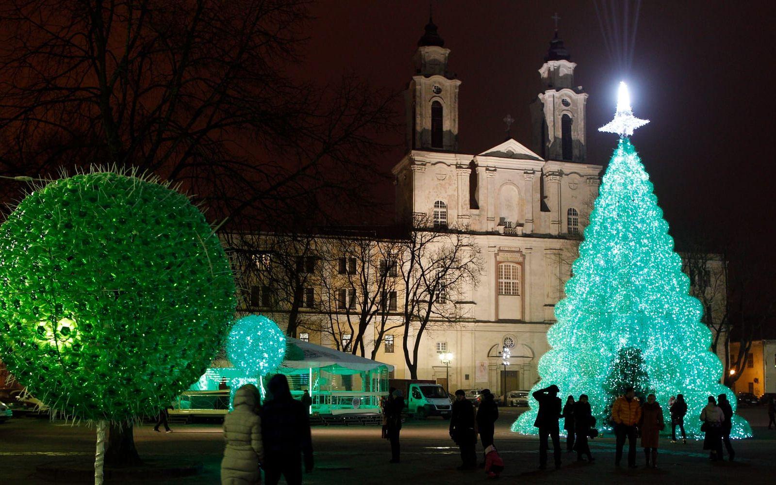 Kaunas, Litauens största stad, ligger mitt i landet med en befolkning på knappt 300 000.