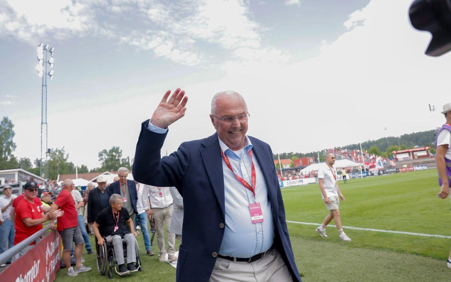 Sven-Göran Eriksson hyllades tidigare i år för sina insatser i Degerfors IF på Stora Valla.