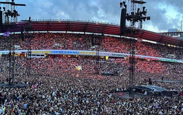 Publikhavet under onsdagens avslutande konsert. 