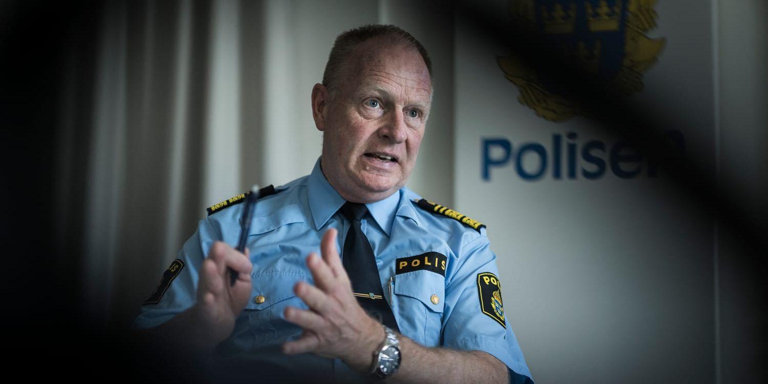 Håkan Wall, polismästare och chef för internationella enheten hos polisens operativa avdelning.