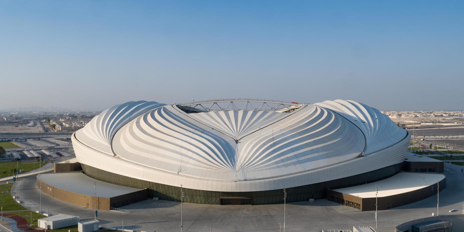 Al Janoub Stadium i Al Wakrah är tänkt att vara en av skådeplatserna när VM i fotboll går av stapeln i Qatar vintern 2022.